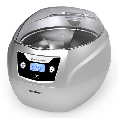 China 0.75L 35W Digital Timer Automatic Glasses Ultrasonic Cleaning Bath CE FCC Rohs for sale