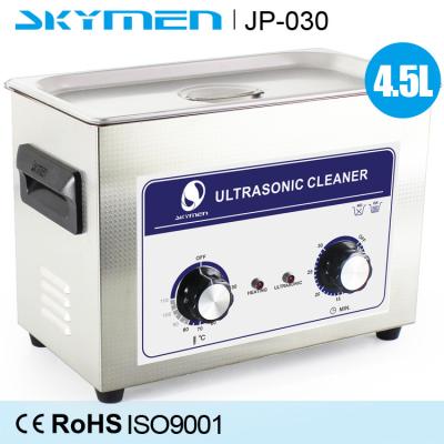 China 4.5 L Stainless Steel Ultrasonic Washing Machine Mechanical Knob Switch Lab Instrument for sale