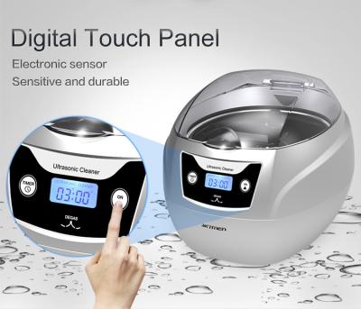China 750ml Portable Household Ultrasonic Cleaner With Touch Control Panel for sale