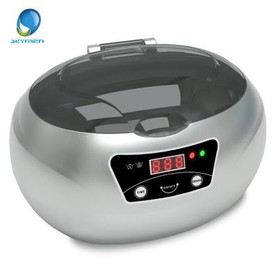 China Timer-Fingerspitzentablett-Digital-Ultraschallreiniger, Minigrößen-Ultraschallglas-Reiniger zu verkaufen