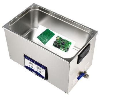 China 30L 600W Benchtop Ultrasonic Cleaner ,PC board ultrasonic cleaner for sale