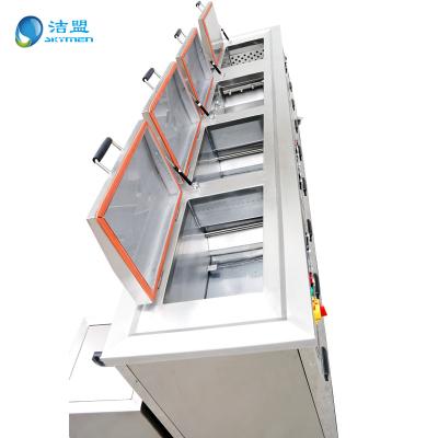 China AISI304/ AISI316 Stainless Steel Industrial Ultrasonic Parts Cleaner Four Stages for sale