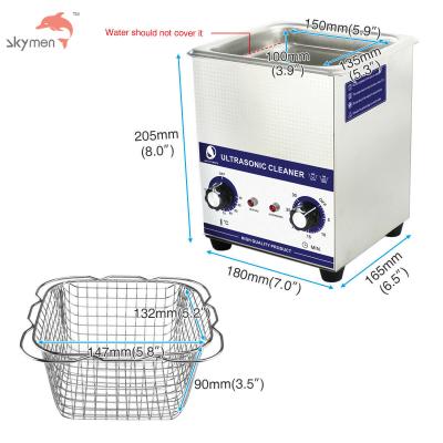 China 60W SUS304 Benchtop Ultrasonic Cleaner 40KHz FCC For Dental Clinic for sale
