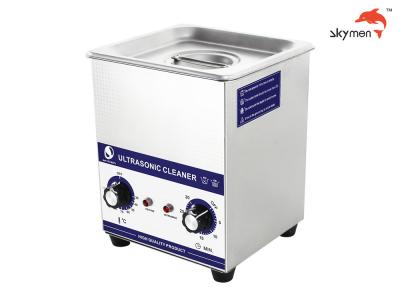 China 60W Benchtop Ultrasonic Cleaner , Heated Ultrasonic Cleaner For Cosmetic Brush for sale