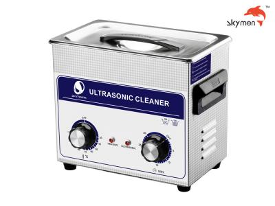 China 120W Ultrasonic Cleaning Equipments , Ultrasonic Parts Washer 3.2L Mechanical Knob for sale