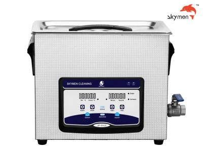 China Skymen Ultrasonic Bath For Bicycle Parts/Chain With 200W Heater 1.72 Gallon for sale