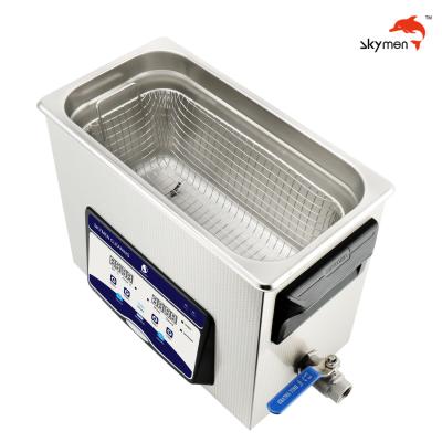 China Skymen Ultrasonic Cleaner For Air Craft Groups With Basket A 200W Heater 1.72 Gallon for sale
