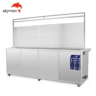 China Double Tanks 330L Vertical Ultrasonic Blind Cleaning Machines 40KHz for sale
