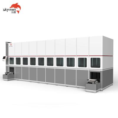 Chine machine automatique de nettoyage ultrasonique de Trois-chambre pour le contrôle aérospatial des avions 360L Mechnical à vendre