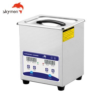 China Skymen ultrassônicos do líquido de limpeza 40khz da joia da chave do toque do FCC 60W com Heater Timer à venda