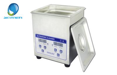 China Commercial Portable 2 Liter Ultrasonic Cleaner For Eyeglasses / Jewelry for sale