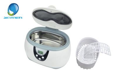 China 600ml Digital Small Ultrasonic Cleaning Bath 5 Cycles and SUS304 Tank for sale