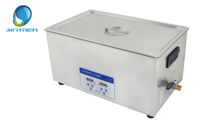 China Industrial Sterilization Digital Ultrasonic Cleaner 22 Liter With Digital Timer for sale
