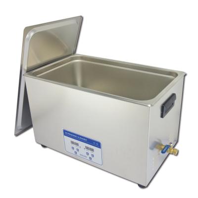 China 30L Benchtop Sonic Ultrasonic Cleaner 600W 40KHz for car parts for sale