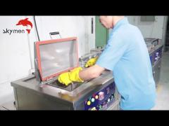 Ultrasonic Cleaning Machine for hardware metal parts, 4 Bins Ultrasonic bath