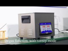 10L Ultrasonic cleaner for metal parts cleaning, removing rust from screw