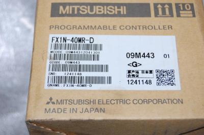 China Mitsubishi FX1N-40MR-D Programmable Logic Controller Module 2A 12-24 VDC 24 Digital Inputs 16 Relay Outputs for sale