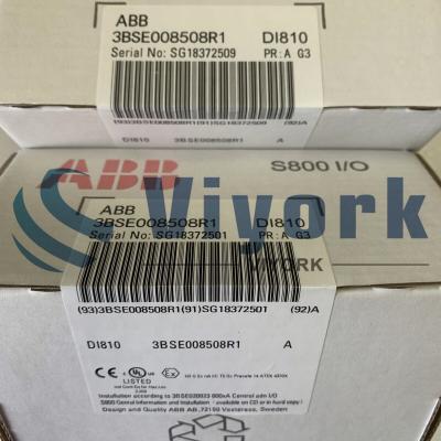 China ABB 3BSE008508R1 Input Module DI810 Digital 16 Channel 24VDC NEW for sale
