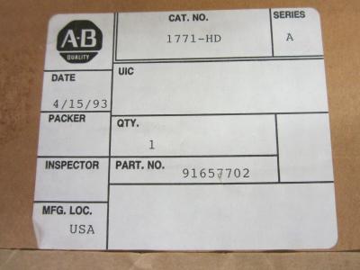 China ALLEN BRADLEY 1771-HD Hand Held Programming Pendant Series A for sale