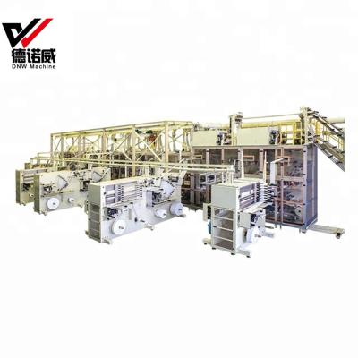 China DNW-21 Different design baby diaper making machine for sale