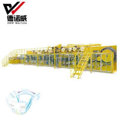 China Seim sover disposable baby diaper nappy production line making machine for sale
