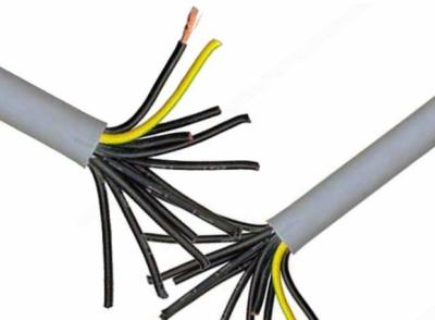 China Industrial Machine Multi Conductor Control Cable 2.5mm Wide Operating Temperature for sale