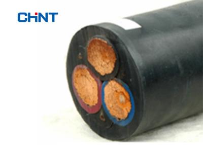 Китай Изолированный кабель синтетической резины, диапазон температур резинового кабеля 3 ядров широкий продается