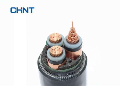 China LSZH Sheath 8.7 / 15kV Power Cable Copper Conductor Double Steel Wire Armored for sale