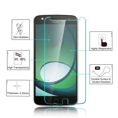 Chine Protecteur en verre libre d'écran de bulle pour le jeu de Motorola Moto Z/jeu Droid de Moto Z à vendre