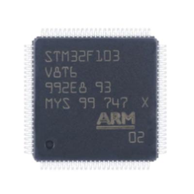 China STM32F103V8T6 ARM Microcontrollers - MCU 32BIT Cortex M3 64KB 20KB RAM 2X12 ADC New original stock for sale