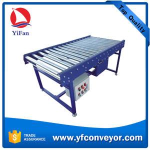 China Powered Roller Conveyor System in warehouse, new factory, workshops, etc for sale
