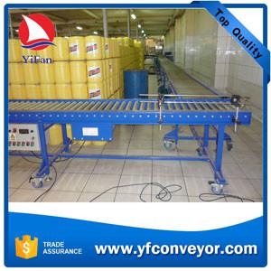 China Ediable Oil Jerry Cans Sorthing Conveyor System,Warehouse Roller Conveyor Production Line for sale