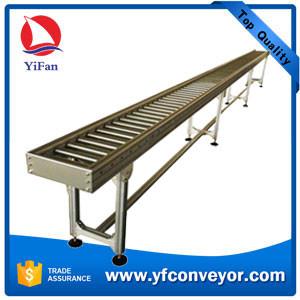 China Gravity Stainless Steel Roller Conveyor with Aluminum Beam for sale