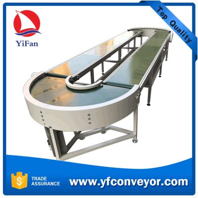 China OEM Customs Circular Aluminum PVC Belt Conveyor for sale