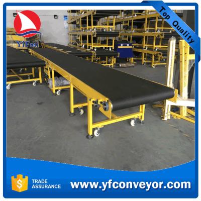 China Portable Motorized PVK Conveyor Belt used for parcel express and logistic company for sale