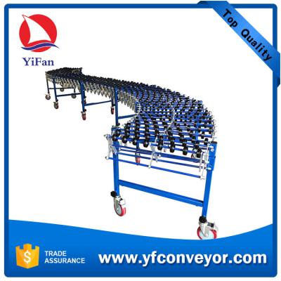 China Hot Sale Flexible Gravity Plastic Skate Wheel Conveyor for sale
