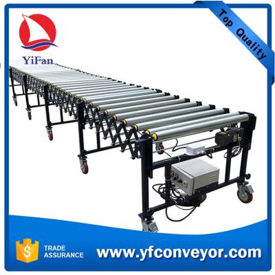 China Timing Belt Flexible Powered Roller Conveyor for sale