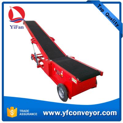 China Dockless Auto Walking Truck Loading Conveyor for sale