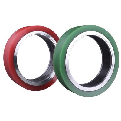 China Metal Slitting Rubber Bonded Spacers  Round for sale
