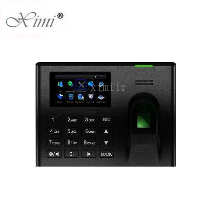 China UA100 ZK Biometric Fingerprint Time attendance Linux System TCP/IP Web Based Employee Time Recording Time Clock System for sale