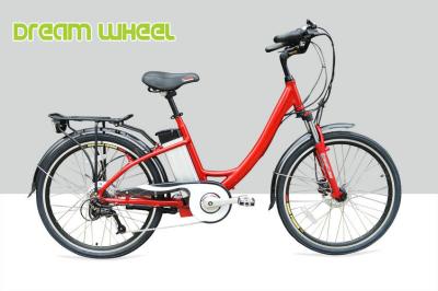 China Bicicleta urbana elétrica 48V 500W do motor da engrenagem com o freio de disco hidráulico de Tektro à venda