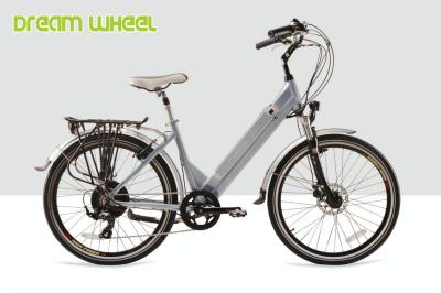 China 25km/H Ladies Electric Town Bike 36V 250W BAFANG Rear Motor for sale