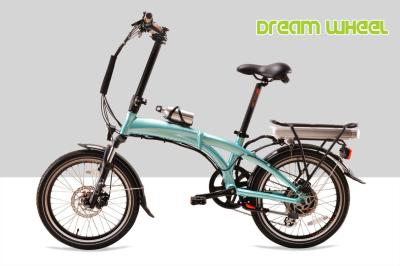 China 32km/h Electric Folding Bike , Electric Folding Bicycle With Pedal Assist System for sale