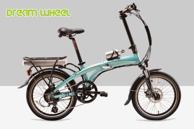 中国 25km/Hペダルの援助の電気折るバイクのアルミニウムShimanoのトーナメントTX5 販売のため