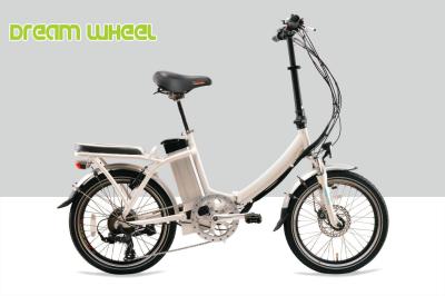 China Full Size Electric Folding Bike For Adults , Lightweight Folding Ebikes 21.5kgs for sale