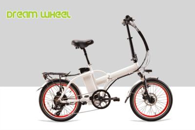 China Adult Electric Folding Bike 250W 36V , 20 Inch Collapsible Electric Bike for sale