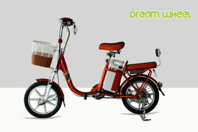 China 25km/H Two Wheel Drive Electric Bike Scooter 48V 12Ah Drum Brake With Lock for sale