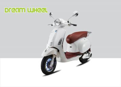 China 1000 Watt Electric Vespa Style Scooter 53km/H 60V 20Ah Battery for sale