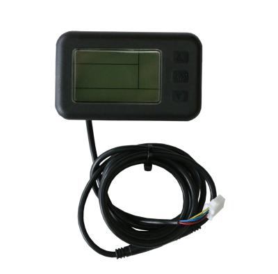 China Black Kingmeter Electric Bicycle LCD Display With Waterproof Cable for sale