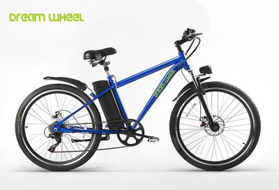 China 26 Inch Aluminum Electric Mountain Bicycle 25km/h With Shimano Derailleur for sale